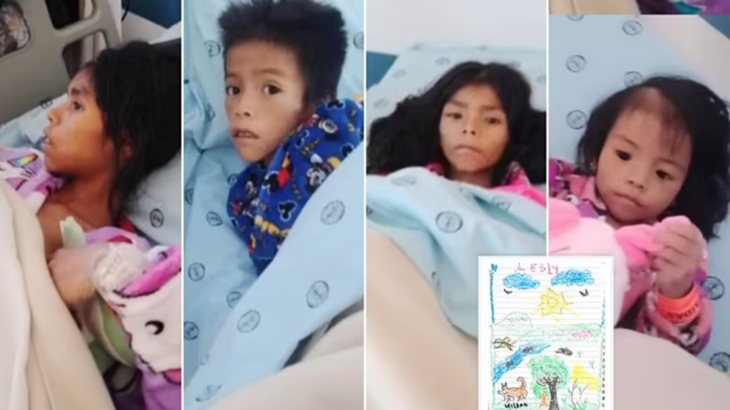 The Four Children Who Survived in the Amazon Forest