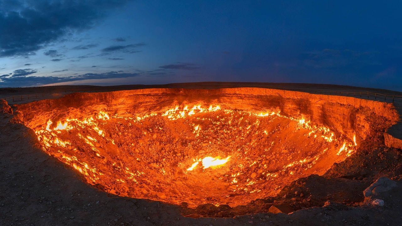 Door to hell- strange places